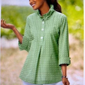 Appleseeds Clip Dot Tunic with pockets